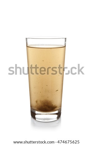 Similar – Image, Stock Photo Contaminated brown water in a pond in nature