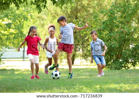 Similar – Image, Stock Photo An active little girl rides a scooter on a path in an outdoor park on a summer day. Seasonal children’s active sport. Healthy lifestyle in childhood