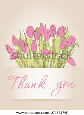 greeting cards with hand drawn tulips use for thank you cards tulip wedding invitations