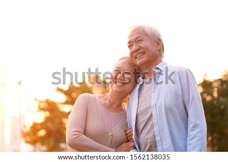 Similar – Image, Stock Photo Sunset Life Contentment