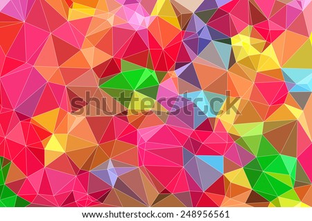 bright colors background low poly technique illustration