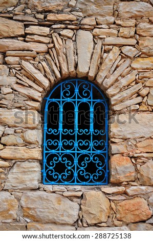 agadir city morocco medina landmark arab window detail