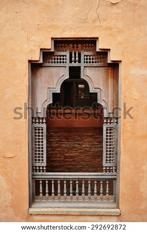 agadir city morocco medina landmark arab window