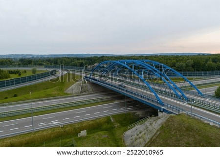 Image, Stock Photo High arch surrounded by fog