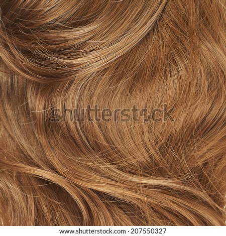 Open wave hair fragment as a texture background composition