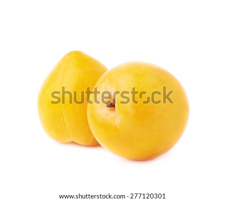 Similar – Image, Stock Photo Fresh Yellow plum mirabelle fruit in plate