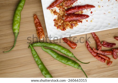 Red Chili & Green Chili - Indian Spices