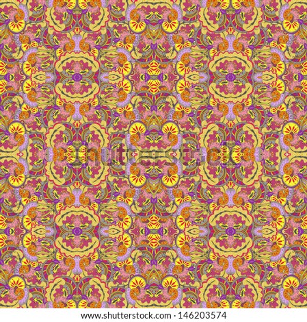 kaleidoscope seamless colored pattern.