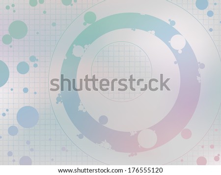 abstract geometric background with circles in pastel colors
