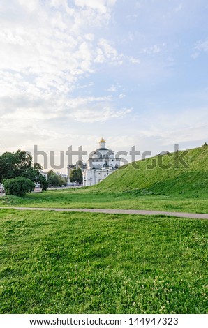 The Golden ring of Russia, Vladimir city, the Golden gate, 1164.