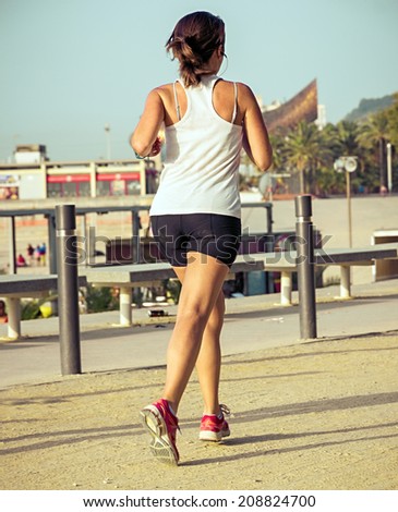 girl athlete running sport feet lifestyle fitness