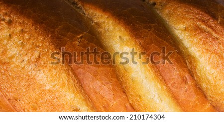 long loaf background food