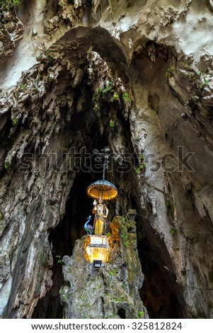 sculpture, Interior of Batu Caves, Kuala Lumpur - Visit Malaysia: Batu Caves, Selangor
