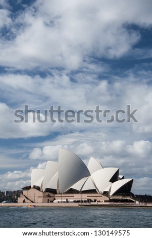 SYDNEY, NSW/AUSTRALIA-JUNE 19 : Opera house is the landmark of Sydney city and Australia located in Sydney harbour on 19 june 2009.