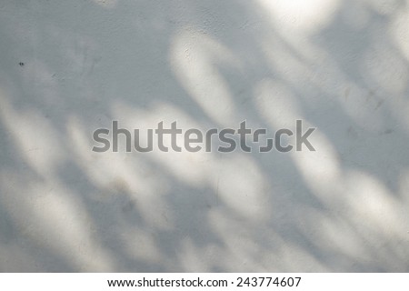 Wall light with shadows