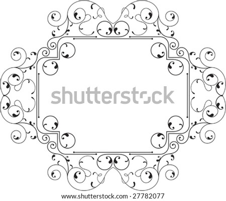 Border, Frame Designs Stock Vector Illustration 27782077 : Shutterstock