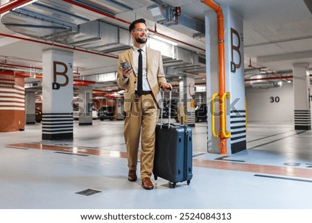 Similar – Image, Stock Photo Subway parking lot in New York.