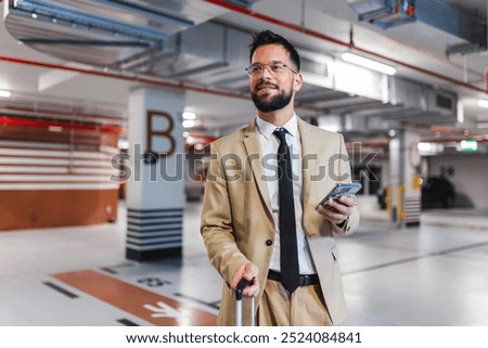 Similar – Image, Stock Photo Subway parking lot in New York.