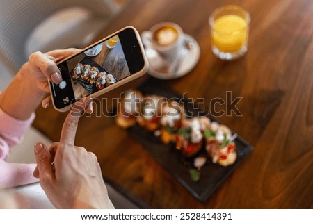 Similar – Foto Bild Fotos machen an der dänischen Nordseeküste