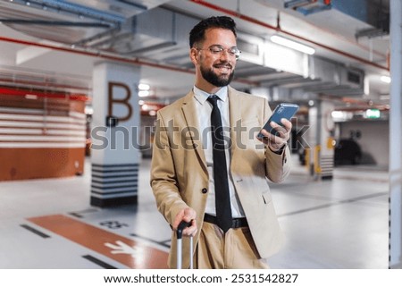 Similar – Image, Stock Photo Subway parking lot in New York.