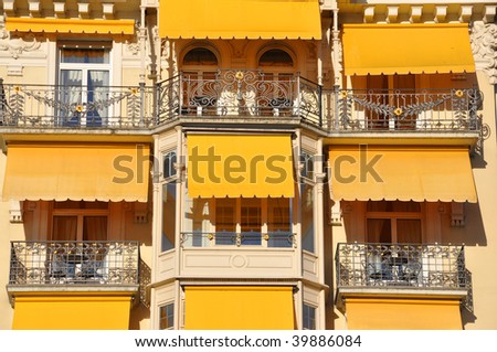 Balcony of a luxury hotel
