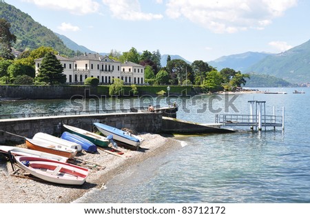 Bellagio town at the famous Italian Lake Como