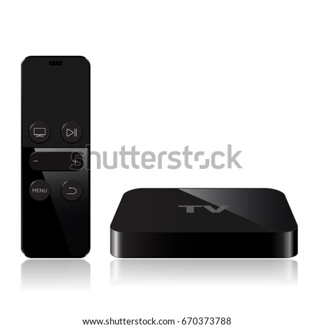 Tv player box device with remote controller