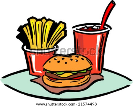 Happy Meal Stock Vector Illustration 21574498 : Shutterstock