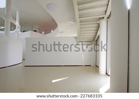 LUANNAN COUNTY - SEPTEMBER 18: internal structure of the art gallery on September 18, 2014, Luannan county, Hebei Province, China