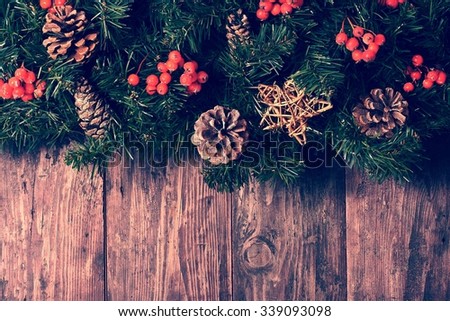 Christmas Background.Vintage Photo. - 339093098 : Shutterstock