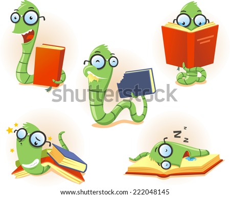 Worm With Glasses clip art Free Vector / 4Vector