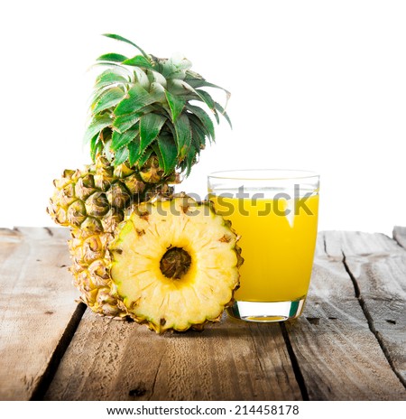 pineapple fresh juice drink
