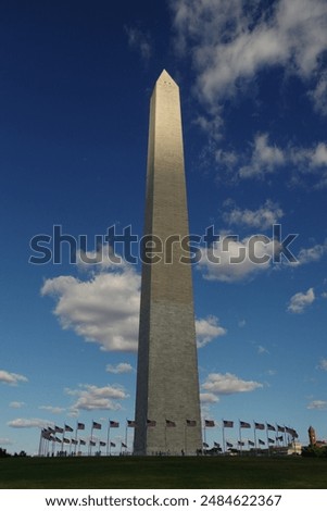 Similar – Image, Stock Photo Obelisk Washington monument