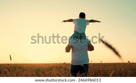 Similar – Image, Stock Photo daydream Child Boy (child)