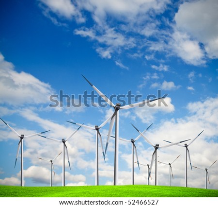 Windmill, alternative energy source