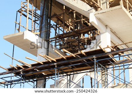 LAMPANG - THAILAND - JANUARY 29 : The building construction in solar farm on JAN 29, 2015 in Hangchut district Lampang province, Thailand