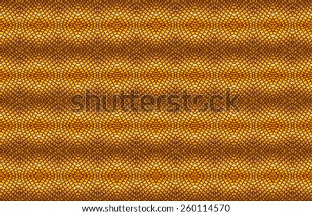 seamless pattern of scale golden dragon background