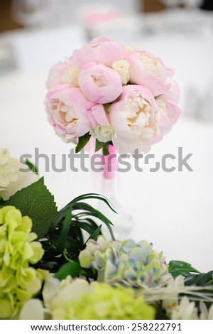 very nice bride\'s bouquet symbol of love
