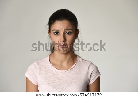 Similar – Image, Stock Photo portrait of a worried thoughtful boy