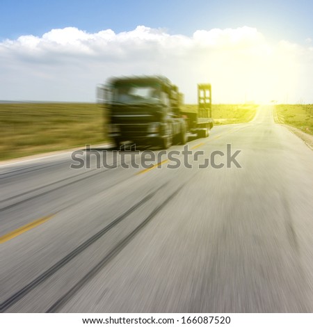 Road transport truck