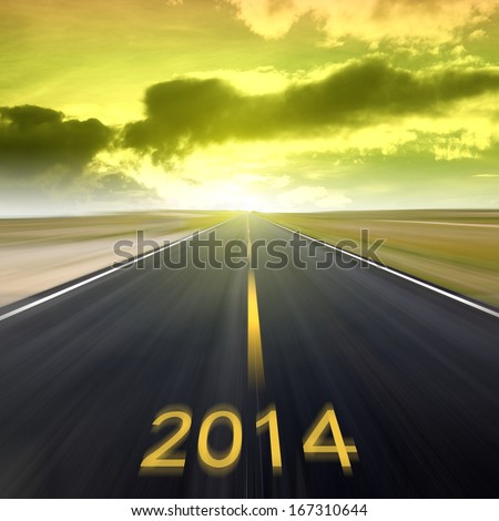 New Year, 2014 Highway, a better future.