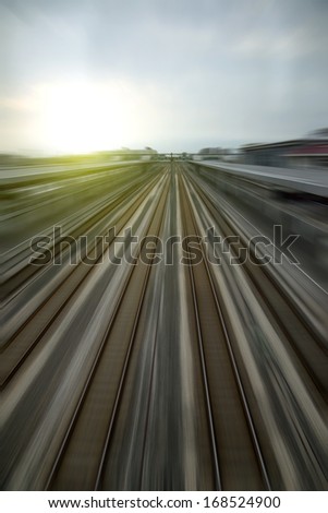 High-speed rail transport