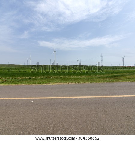 Wind farm road