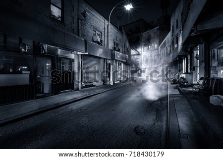 Similar – Foto Bild Die Gasse Menschenleer