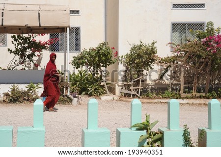 HARGEISA, SOMALIA - JANUARY 8, 2010: The Edna Adan University Hospital. Is a non-profit charity that was built by Edna Adan Ismail who donated her UN pension and personal  assets to build the hospital