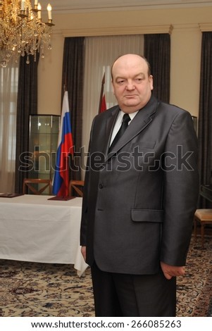 MOSCOW, RUSSIA - DECEMBER 19, 2011: Alexander Reimer - the General-Colonel of internal service. The Director of the Federal service of execution of punishments (2009-2012). In 2015 remanded in custody