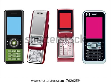 4 cellphones