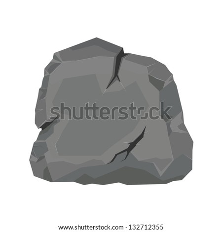 Stone Stock Vector Illustration 132712355 : Shutterstock