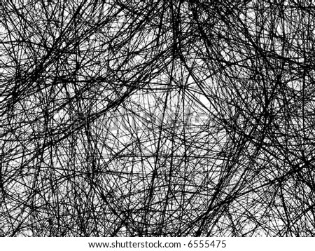 thread, cobweb, net, mesh, mixed, black, white, line, abstract, background, sad, hair