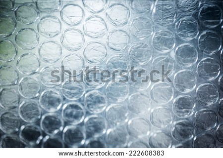 Page of Large Clear Bubbles on bubblewrap packaging material